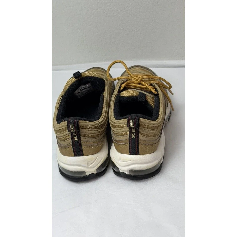 Nike Air Max 97 OG Metallic Gold QS Womens Size 9 Golden Bullet 885691-700